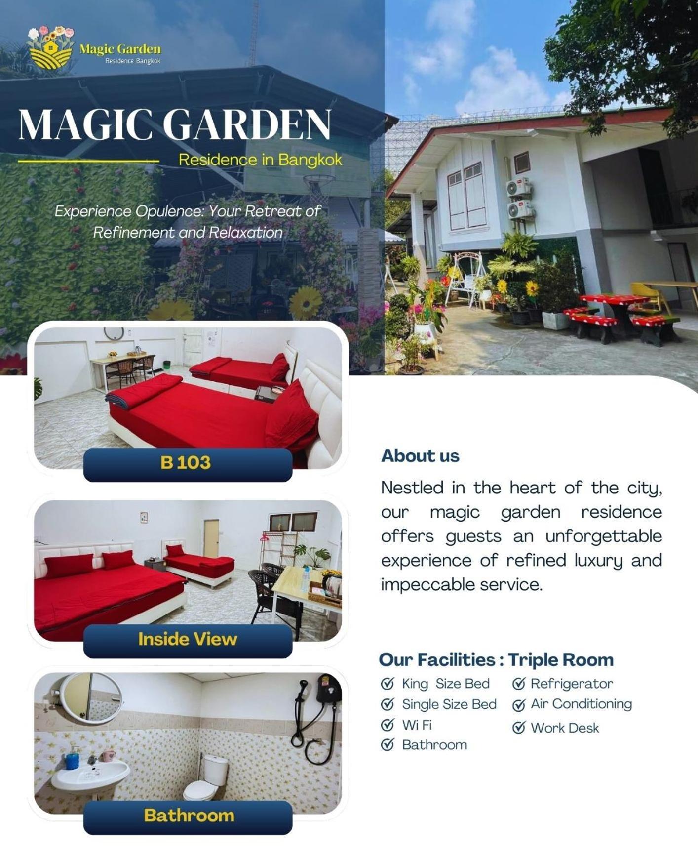 Magic Garden Residence Банкок Екстериор снимка